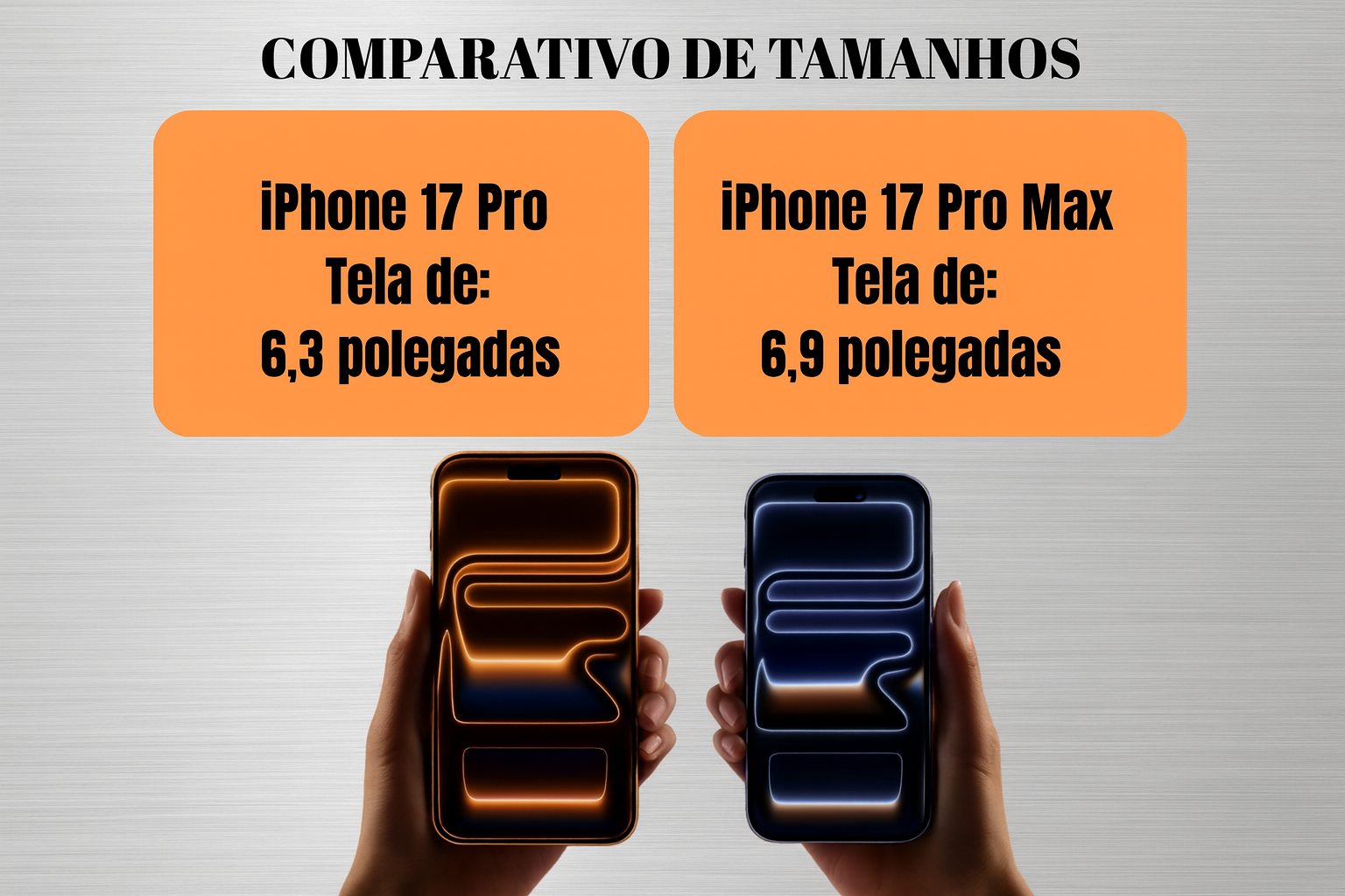iPhone 17 Pro vs iPhone 17 Pro Max: Qual escolher em 2025?