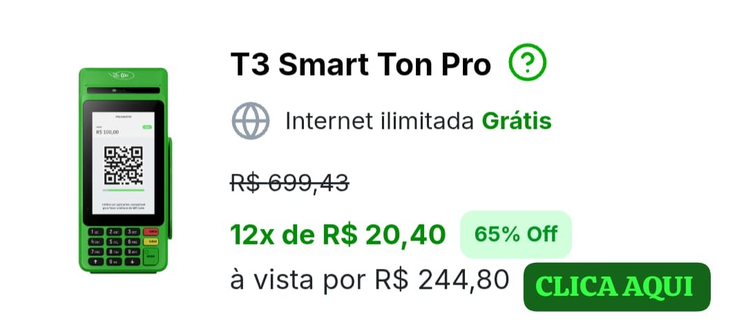 TONPRO Smart POS com desconto