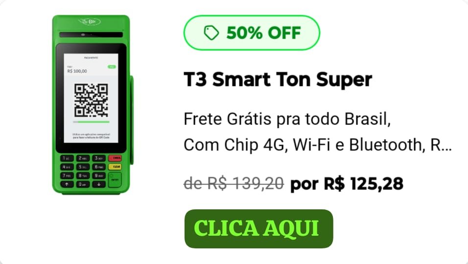 TONSUPER Smart POS com desconto