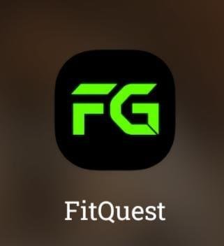 App ONE FIT Quest mostrando interface de treinos personalizados